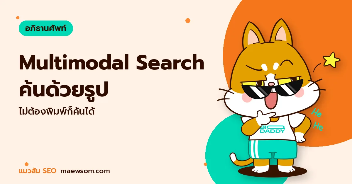 Multimodal Search คืออะไร ค้นด้วยรูปและเสียง ฉบับนิยามสั้น Multimodal Search ค้นด้วยรูป - แมวส้ม SEO