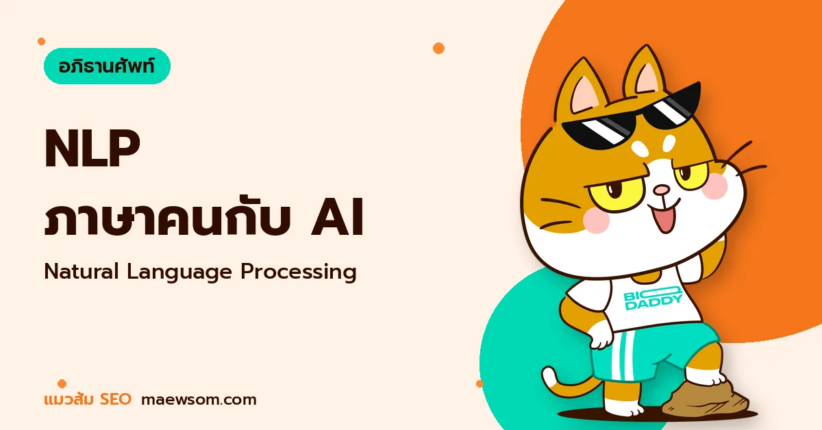 NLP ภาษาคนกับ AI - แมวส้ม SEO